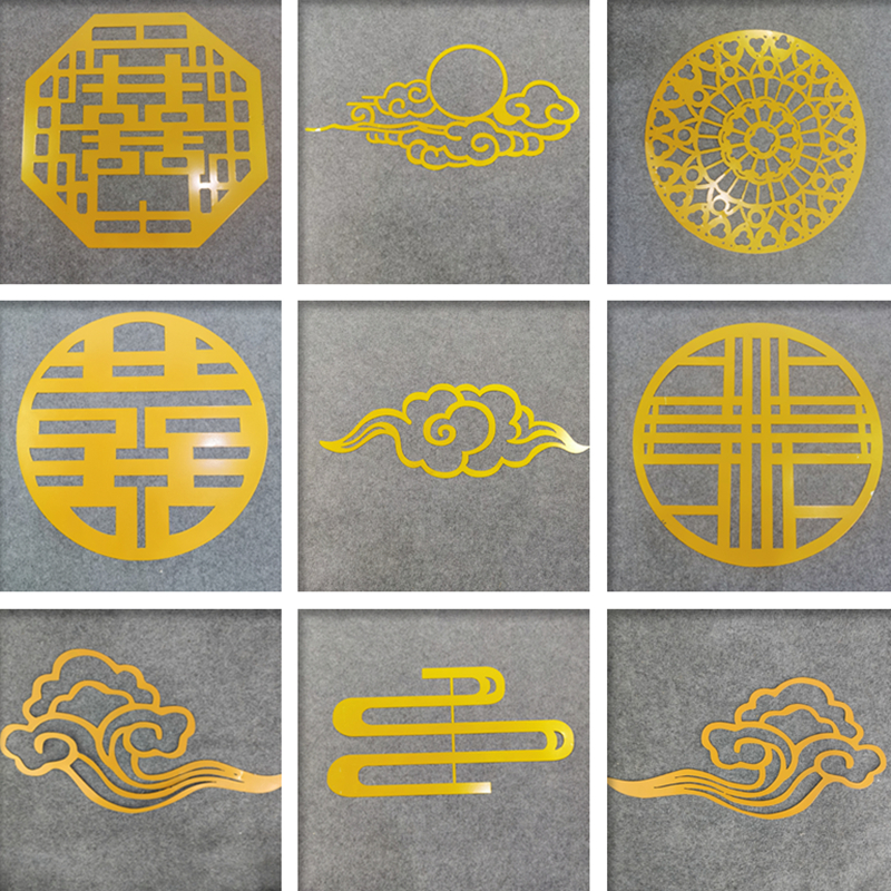 Wedding props Chinese style auspicious cloud pendant wedding background iron art dream catcher double happiness layout window decoration suspended ceiling cloud