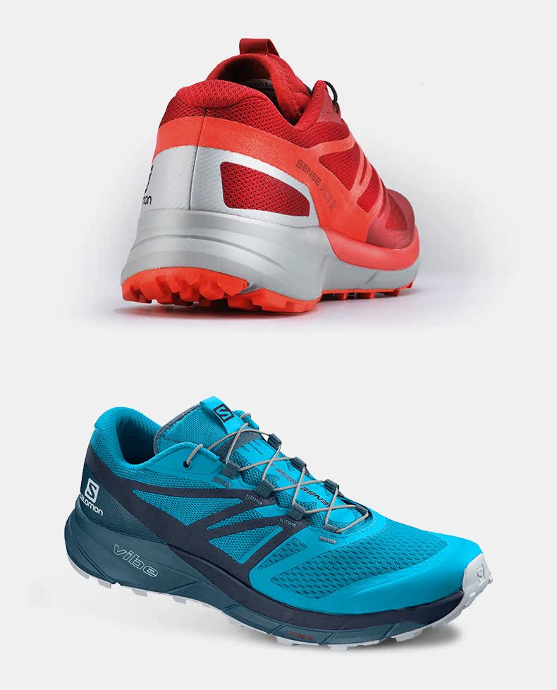 Giày chạy bộ ngoài trời siêu nhẹ Salomon Salomon cho nam SENSE RIDE 2 - Khởi động ngoài trời giày boot nữ martin