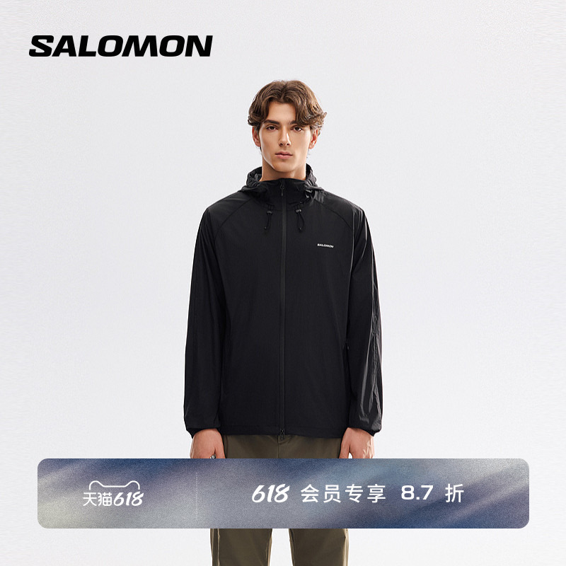 Salomon Salomon Outdoor Lightweight Casual Mountaineering Jacket Skin Jacket Amphi Light Jacket m Salomon Salomon Outdoor Lightweight Casual Mountaineering Jacket Skin Jacket Amphi Light Jacket m