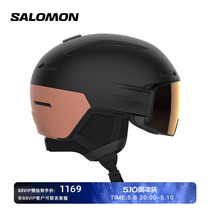 Salomon萨洛蒙新滑雪头盔镜一体DRIVER PRO SIGMA BK RO G LL SP