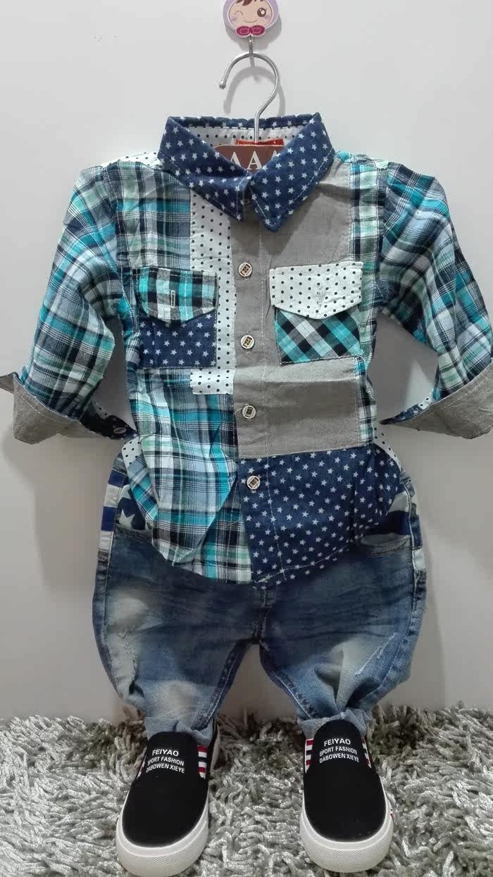 Chemise garcon à manche longue - Ref 2078197 Image 10