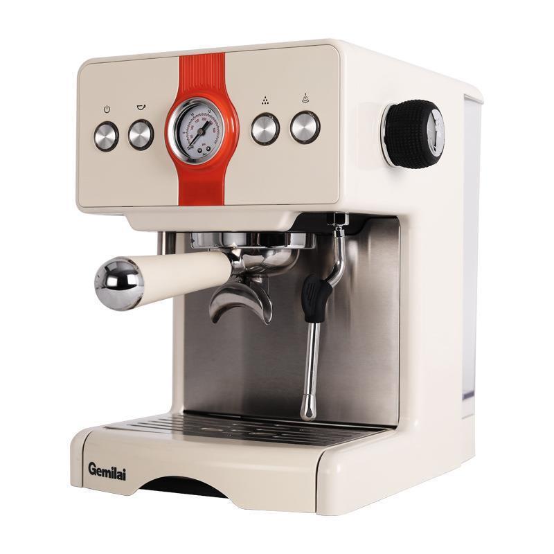 Gemile Crm3609 Italian Semi-Automatic Home Coffee Machine Pump-Type Small High-Quality Espresso Machine