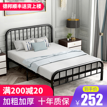 European-style wrought iron bed Double bed 1 8 meters 1 5 meters Nordic single bed Simple modern princess bed Iron bed