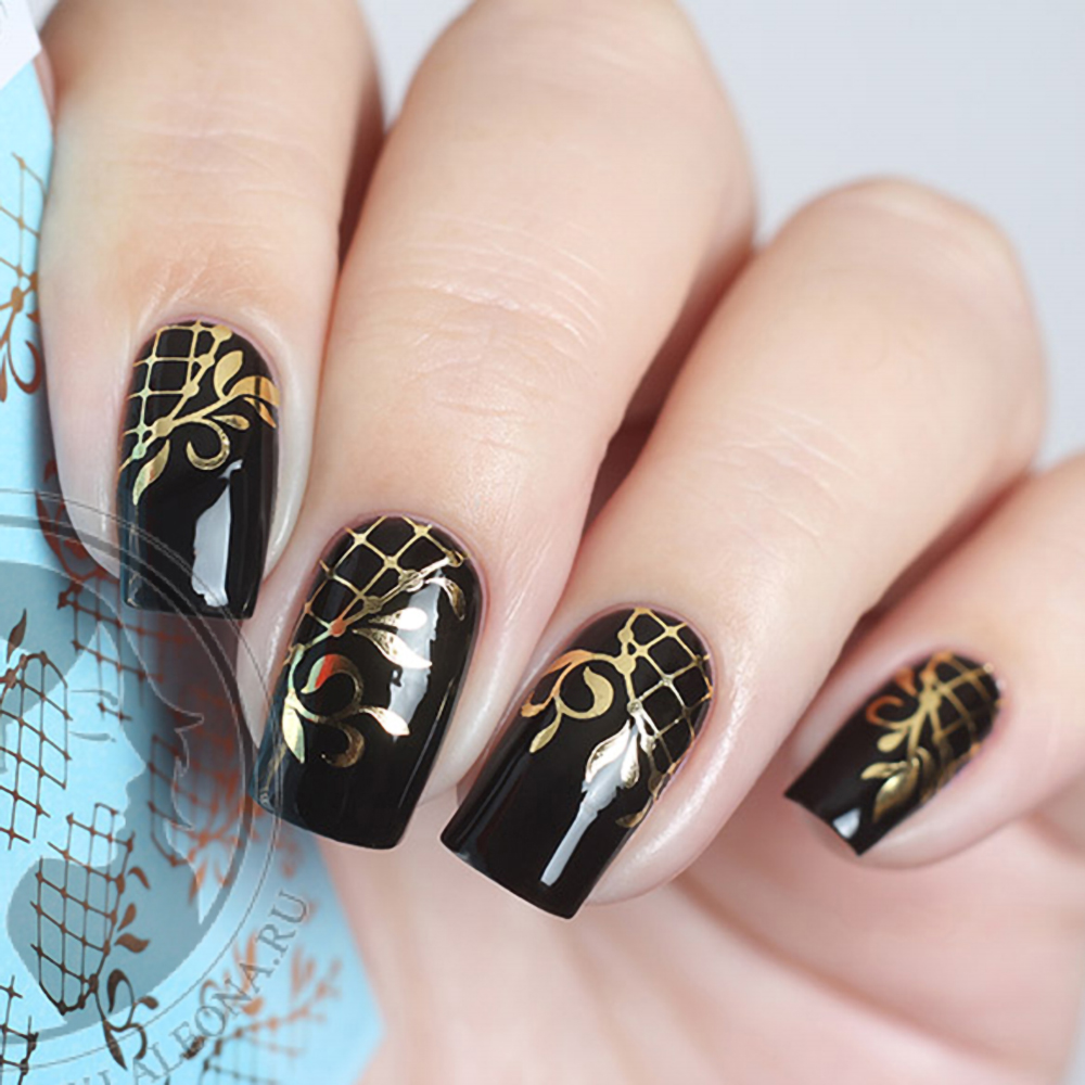 Russian Pastoral Cat MILV Nail Art Sticker Water Transfer Watermark Sticker Bronzing Sticker F12 - F91