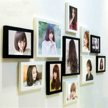 Hair salon free hole photo wall decorative painting Barber shop hairstyle poster creative background Hair salon hanging wall photo wall