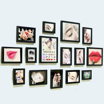 Tattoo embroidery semi-permanent promotional poster micro plastic surgery beauty salon eyebrow eye lip tattoo background decorative painting photo frame photo wall