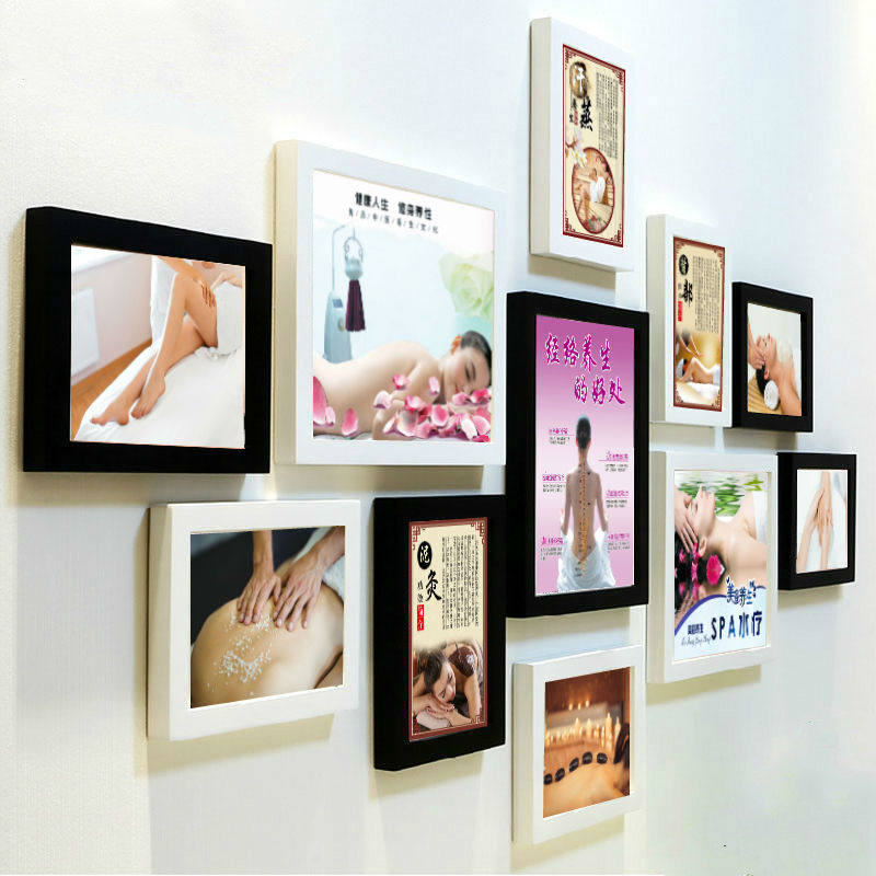 Tattoo semi-permanent promotional poster micro plastic surgery beauty salon brow eye lip tattoo background decoration painting photo frame photo wall