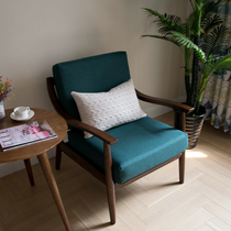 Customized solid color high density sponge cushion solid wood sofa cushion cover removable and washable all-inclusive fabric tatami sofa cover