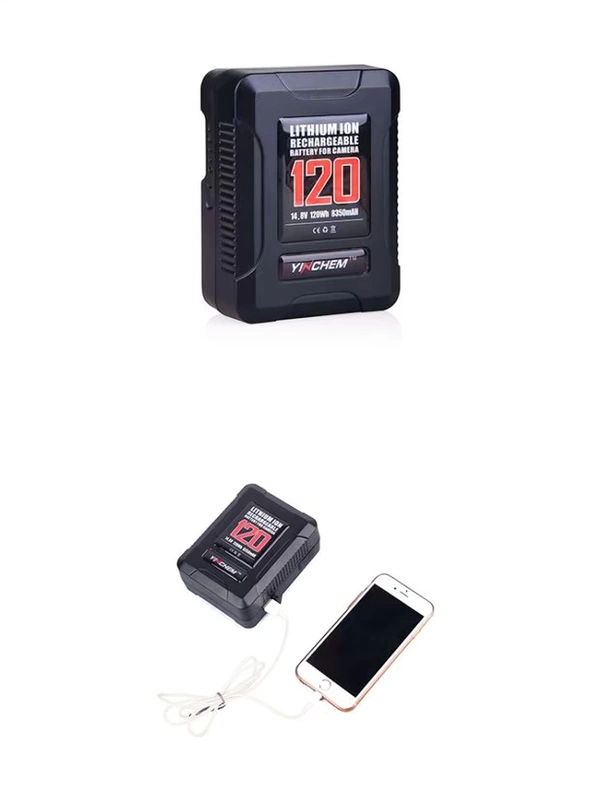 YINCHEM Bóng Chen YC-120s Sony V cổng pin MINI máy ảnh thông minh dành riêng một pin lớn - Phụ kiện VideoCam