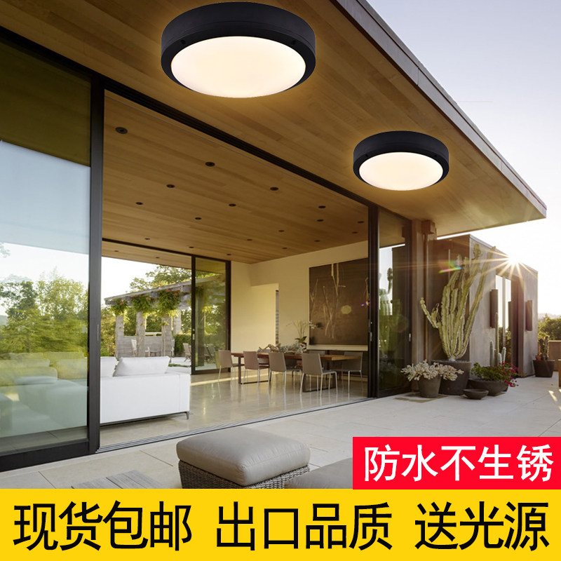 Buy Outdoor ceiling light LED European modern waterproof moistureproof