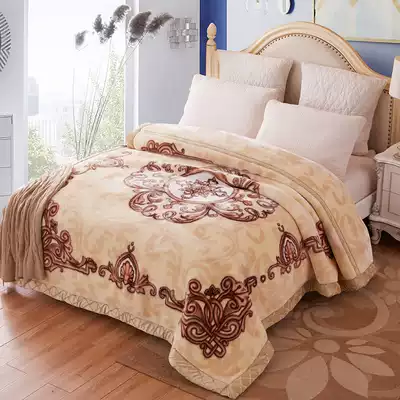 Hengyuanxiang Raschel blanket Summer blanket Siesta blanket Double-layer thickened leisure blanket Baby blanket thickened blanket