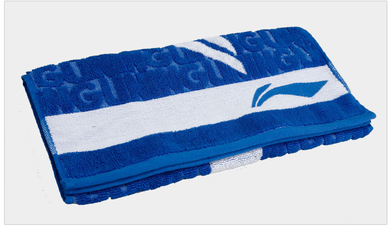 Li Ning sports towel badminton basketball fitness sweat bath towel cotton sweat-absorbing quick-drying AMJJ014