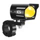 Shilan ລົດຈັກ LED spotlight ຍານພາຫະນະໄຟຟ້າ paving light high and low beam flash tangent lens auxiliary light sharp eye