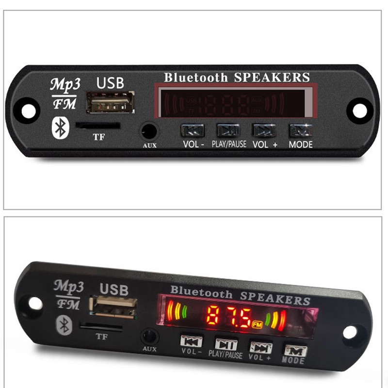 MP3 Wireless Bluetooth bluetooth decoding board sound reading decoder pcba speaker module 5V 12V