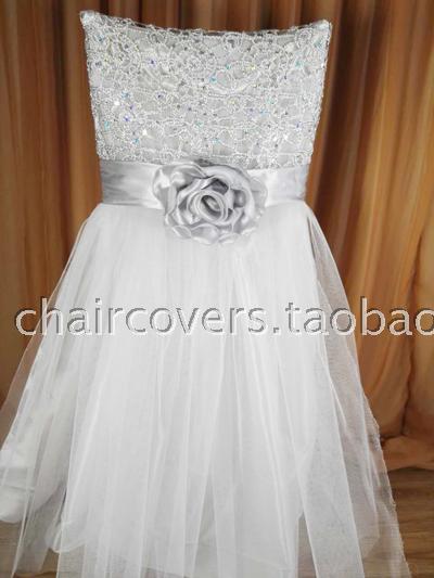 Wedding Chair Back Decoration Wedding Chair Cover Wedding Props Wedding Chair Cover Wedding Chair back yarn 10