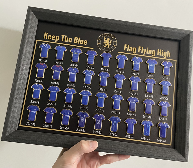 Chelsea Enzo Pogba Jersey Badge Photo Frame Valentine's Day Gift for Boyfriend Palmer Merchandise