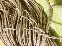 Three-strand Kraft paper rope handmade material packaging decorative paper rope woven DIY paper Rattan woven rope 200 m