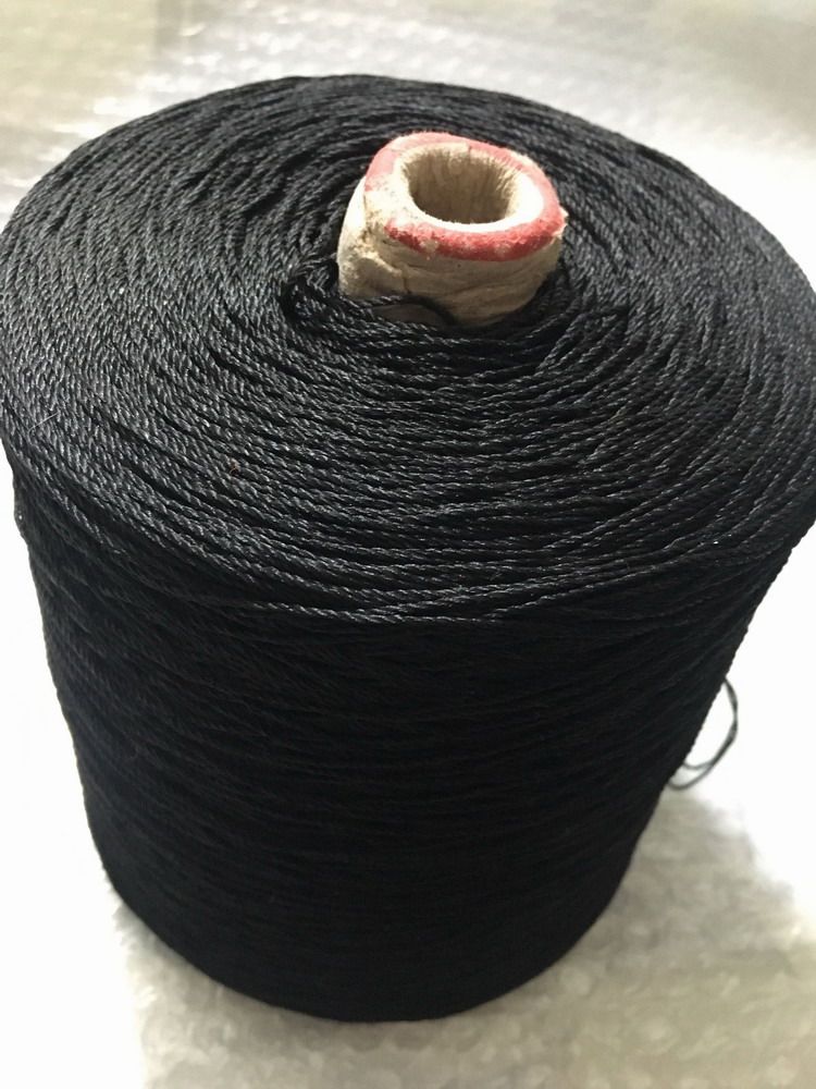 Black clothing tag rope black trademark rope black hanging card rope fine black three-strand nylon rope 1000 meters