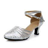 Новая танцевальная обувь женская латинская танцевальная обувь для взрослых квадратных танцеваль