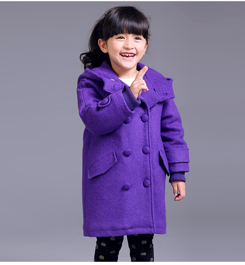 Manteau pour fille DEESHA en laine - Ref 2162203 Image 16
