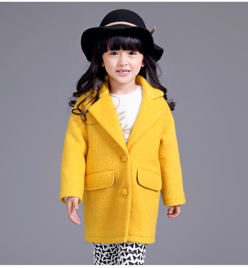 Manteau pour fille DEESHA en mélange - Ref 2162403 Image 11