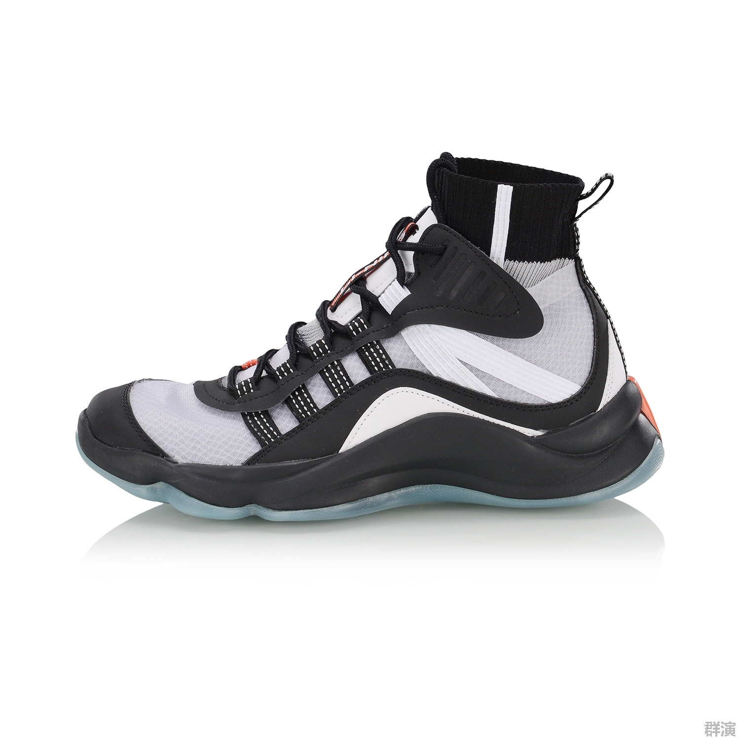 Li Ning unbounded men's training shoes new one-piece woven socks shoes casual fitness sports shoes AFJP023