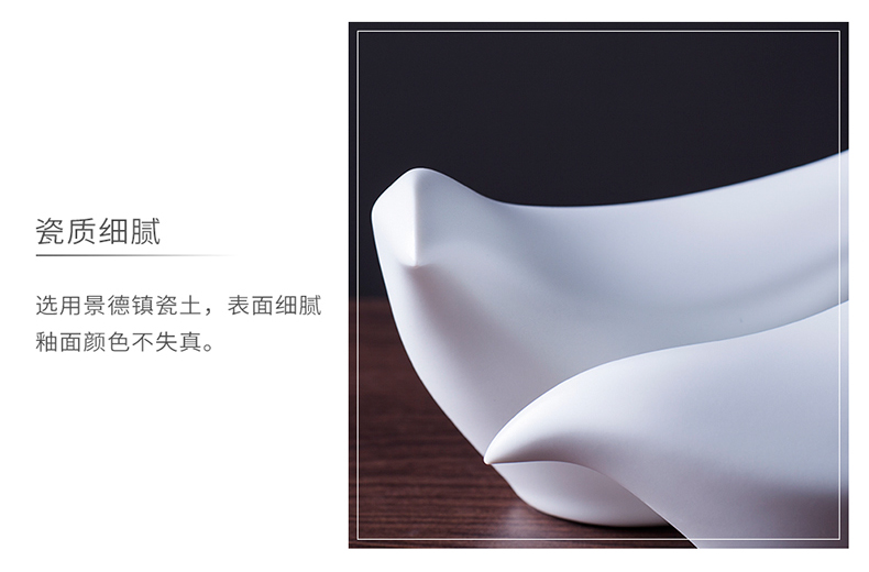 Jingdezhen ceramic bird art decoration wine TV ark, place of the sitting room porch of new Chinese style household act the role ofing is tasted