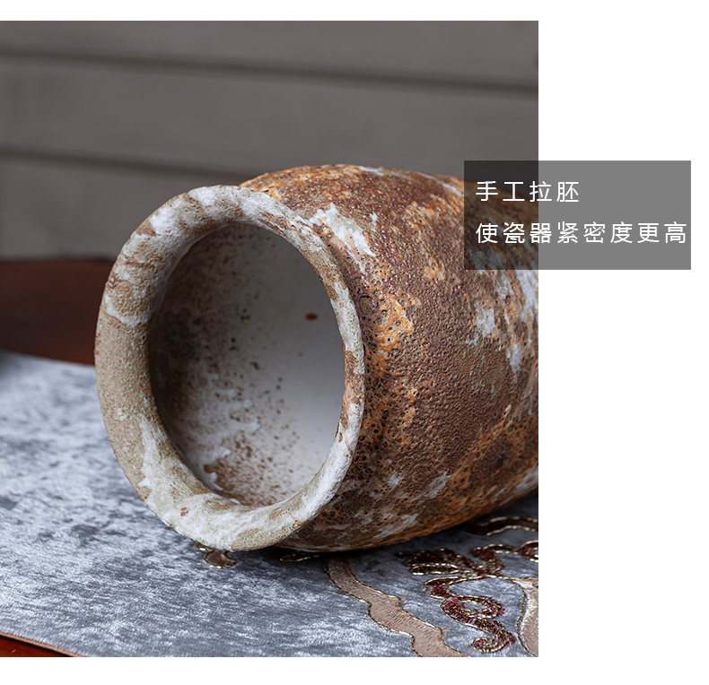 Jingdezhen new I and contracted stoneware furnishing articles sitting room balcony hydroponic flower arranging simulation TV ark adornment flowers