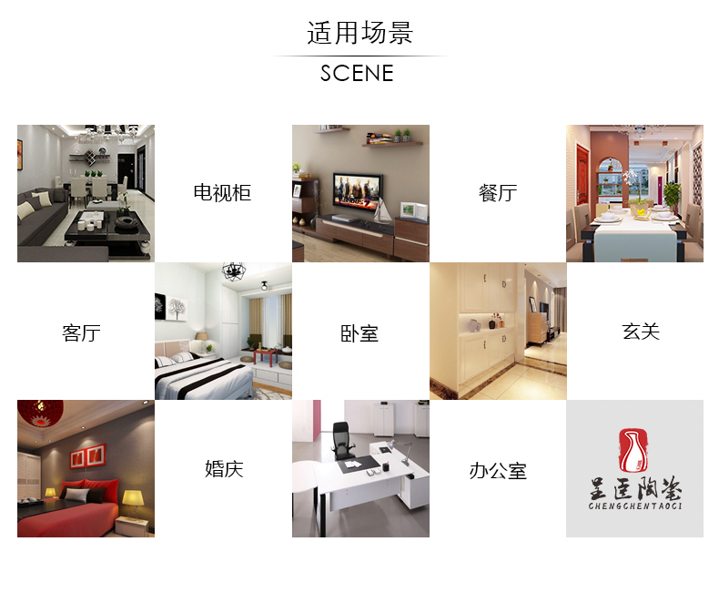 Jingdezhen small expressions using vases, flower arranging flower implement dried flower flower vases furnishing articles floret bottle wine cabinet office computer desk