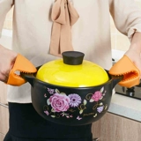 Overy Anty -Slip микроволновая печь теплота -Инсинационная перчатка, чтобы взять миску с высокотемпературным силиконовым антишибальным ручным блюдом, блюдо, блюдо, силикон, силикон, силикон