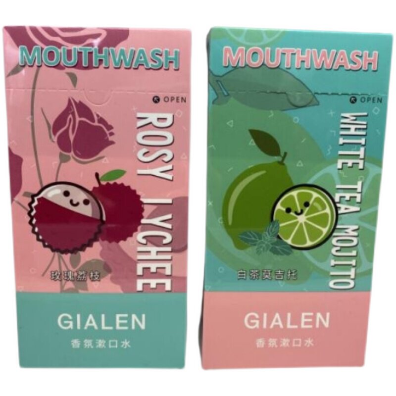 Cuddling Jia people Mouthwash Rose Lychee Scented Scented White Tea Moguchi Scents Gentle travel portable independent packaging