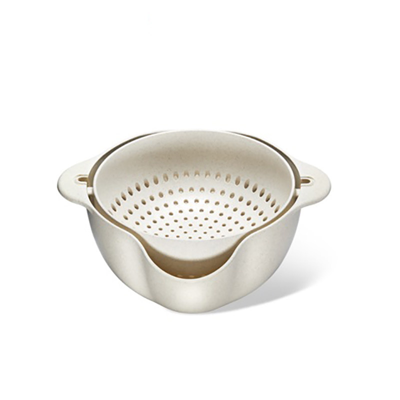 (Qingkura giving back) European and American Dcreativity Two layers of fruit tray Domestic drain multifunctional fruit tray