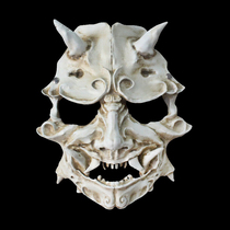 New ghost samurai mask cos devil funny haunted house secret room dress up Halloween horror show resin mask