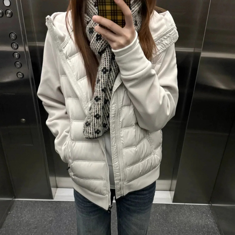 Women's down Cotton Jacket 2026 New Thin Winter Hooded Cotton Coat for Petite Women Lightweight Outerwear Women's down Cotton Jacket 2026 New Thin Winter Hooded Cotton Coat for Petite Women Lightweight Outerwear