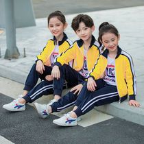  Kindergarten garden clothes spring and autumn clothes suit cotton primary school school uniforms sportswear Childrens class clothes Teacher clothes College style