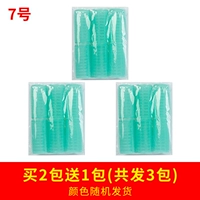 2 упаковки на № 7, 1 упаковка (всего 3 упаковки, в общей сложности 18 упаковок) диаметром 2,8 см, цветовой случайный