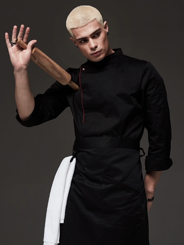 Допинг кухонная рабочая одежда шеф -повар мужчина с длинной рабочей трудовой ресторан