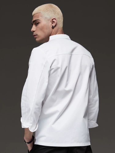 Допинг кухонная рабочая одежда шеф -повар мужчина с длинной рабочей трудовой ресторан