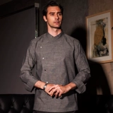 Допинговые шеф -повары возьмите седьмую рукав мужской западный ресторан