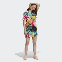 Adidas clover Women 19 mùa xuân mới Váy thể thao TEE DRESS FH8002 - Trang phục thể thao bộ thể thao nữ mùa đông