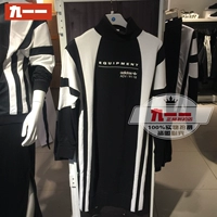 Bộ đếm chính hãng adidas clover nữ 18 áo thun dài tay mới thể thao CD6887 quần áo thể thao nữ ngắn