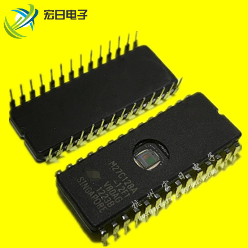 M27C128A-12F1 27C128 DIP-28 straight plug original imported loose new quality assurance