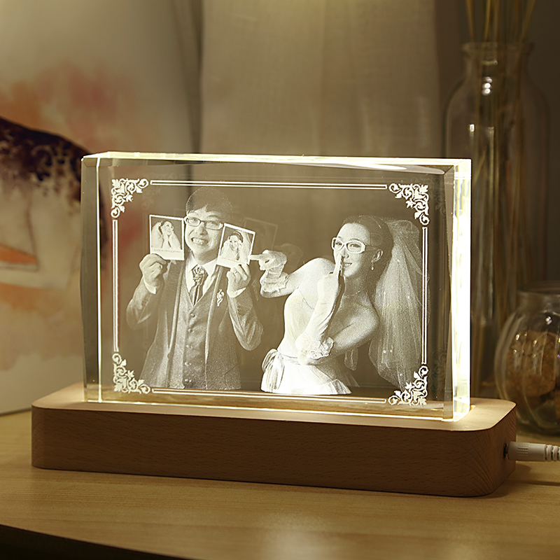 Wedding wedding gift Crystal carving romantic custom birthday gift Corporate gift maintenance relationship Crystal ornaments