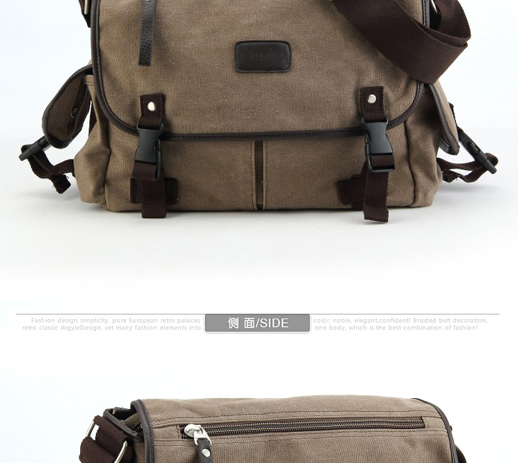 Kapok Valley 2019 mới thường xuyên túi đeo vai túi vải túi đeo chéo nam túi Messenger xu hướng túi messenger - Túi của con người may balo