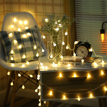 Plug-in small ball battery Colorful lights Decorative string lights LED flash string lights Photo room lights Colorful lights flash