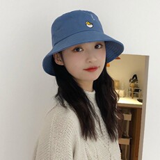 бейсболка 春夏新款刺绣帽子男女日系渔夫帽遮阳防晒时尚户外个性盆帽小清新