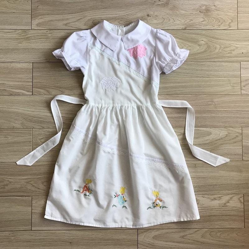 Brand New 80S-90S Vintage Children's Summer Cotton Lace Cartoon Embroidered Dress, Nostalgic Old-Style Children's Clothing Brand New 80S-90S Vintage Children's Summer Cotton Lace Cartoon Embroidered Dress, Nostalgic Old-Style Children's Clothing