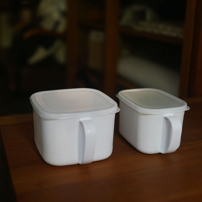 Park House Japan Import With Handle Seal Preservation Box Storage Box Storage Box Plastic Containing Box Fridge Contained