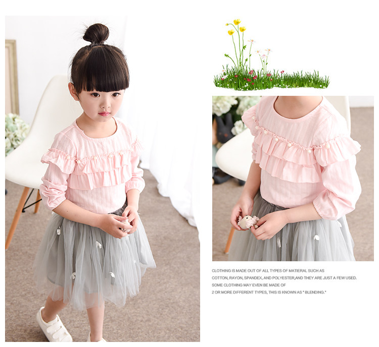 Chemise fille à manche longue - Ref 2086242 Image 11