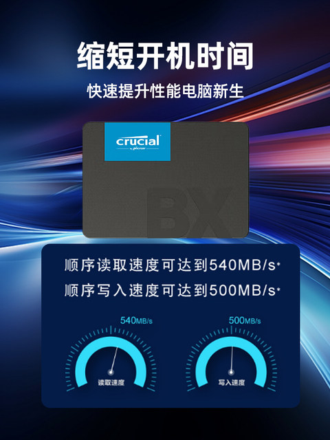 Crucial/Micron Bx500 Solid State Drive Sata2.5 Inch 500g 240g 1t Notebook Desktop